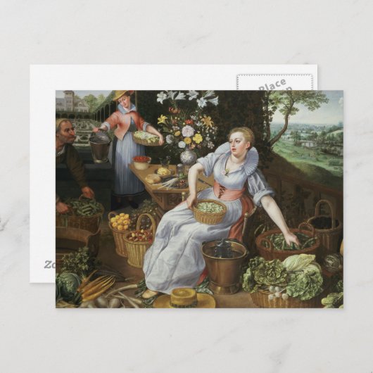 Een Allegory van de Zomer Briefkaart (Voorkant / Achterkant)