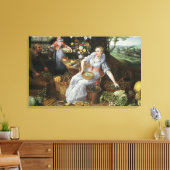 Een Allegory van de Zomer Canvas Afdruk (Insitu (Woonkamer))