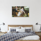 Een Allegory van de Zomer Canvas Afdruk (Insitu (Slaapkamer))