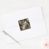 Een Allegory van de Zomer Vierkante Sticker (Envelop)