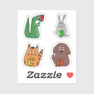 Een Alligator Baby Bodysuit. Leuke dierlijke alp Sticker