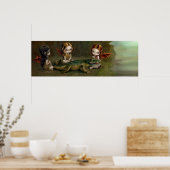 Een Alligator-fee Art Print (Keuken)