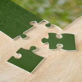 een alpineser chamois op een puzzel (Zijkant)