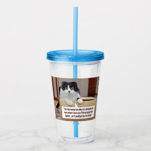Een alternatieve dimensie acryl drinkbeker