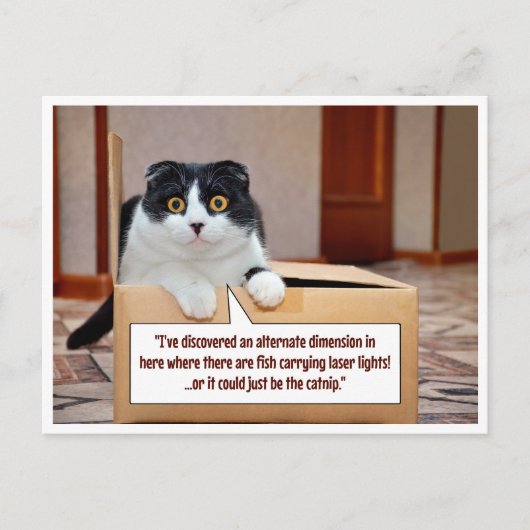 Een alternatieve dimensie briefkaart (Voorkant)