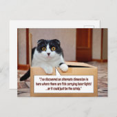 Een alternatieve dimensie briefkaart (Voorkant / Achterkant)