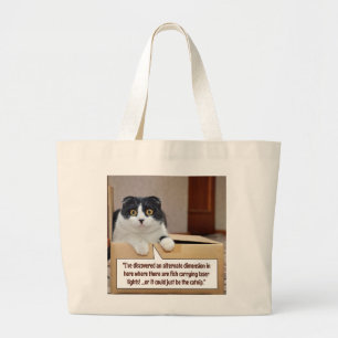 Een alternatieve dimensie grote tote bag