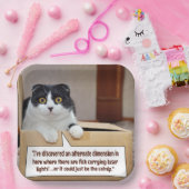 Een alternatieve dimensie papieren bordje (Feest)