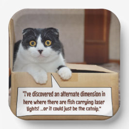 Een alternatieve dimensie papieren bordje