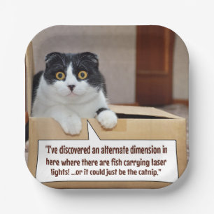 Een alternatieve dimensie papieren bordje