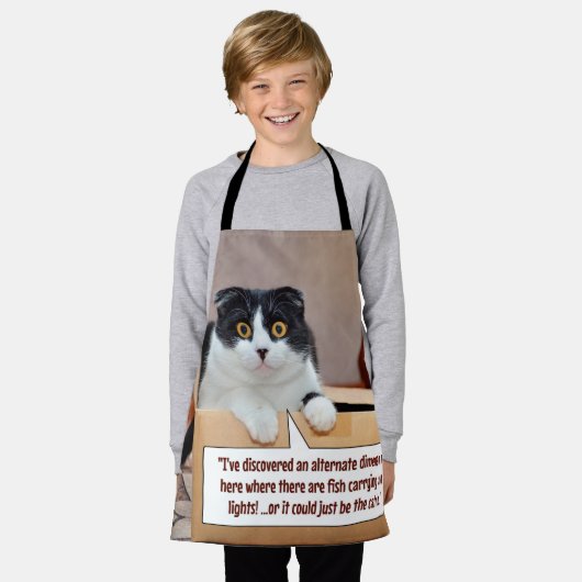 Een alternatieve dimensie schort (Gedragen)