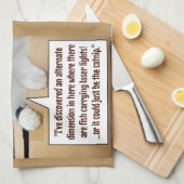 Een alternatieve dimensie theedoek (Quarter Fold)