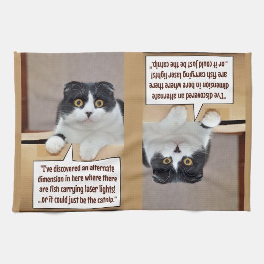 Een alternatieve dimensie theedoek (Horizontaal)