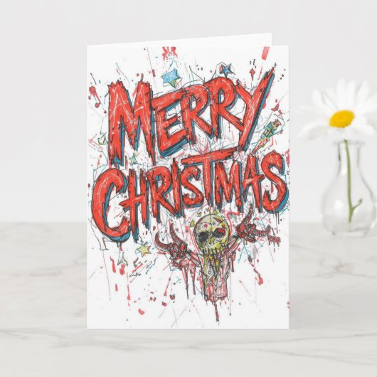 Een alternatieve kerstkaart kaart (Kleine Plant)