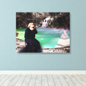 Een alternatieve realiteit 1 canvas afdruk (Insitu (Houten vloer))