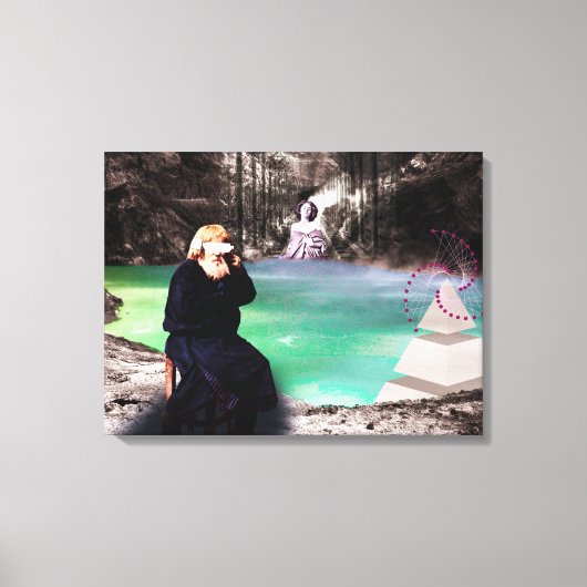 Een alternatieve realiteit 1 canvas afdruk (Voorkant)