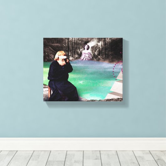 Een alternatieve realiteit 1 canvas afdruk (Insitu (Houten vloer))