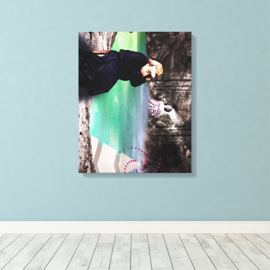 Een alternatieve realiteit 1 canvas afdruk (Insitu (Houten vloer))