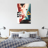 Een alternatieve realiteit 2 canvas afdruk (Insitu (Slaapkamer))