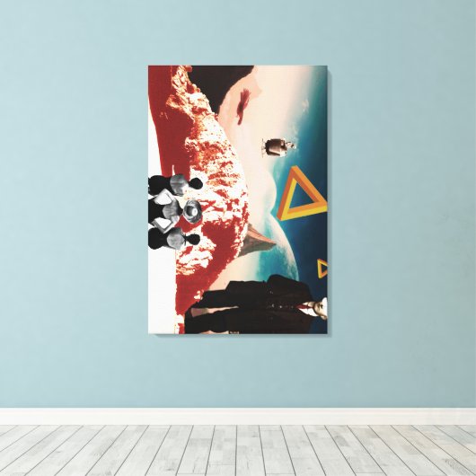 Een alternatieve realiteit 2 canvas afdruk (Insitu (Houten vloer))