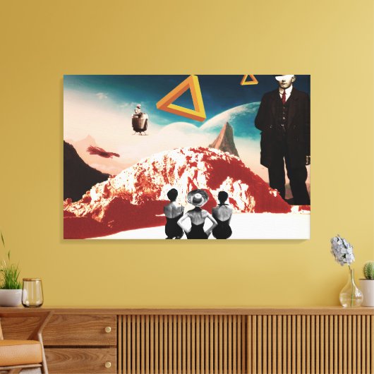 Een alternatieve realiteit 2 canvas afdruk (Insitu (Woonkamer))