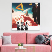 Een alternatieve realiteit 2 canvas afdruk (Insitu (Woonkamer))