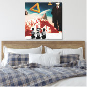 Een alternatieve realiteit 2 canvas afdruk (Insitu (Slaapkamer))