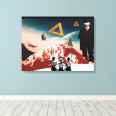 Een alternatieve realiteit 2 canvas afdruk (Insitu (Houten vloer))