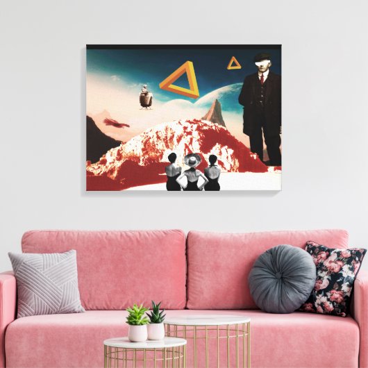 Een alternatieve realiteit 2 canvas afdruk (Insitu (Woonkamer))
