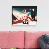 Een alternatieve realiteit 2 canvas afdruk (Insitu (Woonkamer))