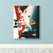 Een alternatieve realiteit 2 canvas afdruk (Insitu (Houten vloer))