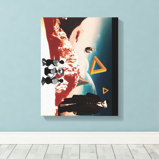 Een alternatieve realiteit 2 canvas afdruk (Insitu (Houten vloer))