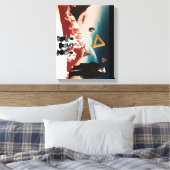 Een alternatieve realiteit 2 canvas afdruk (Insitu (Slaapkamer))