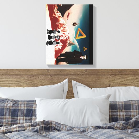 Een alternatieve realiteit 2 canvas afdruk (Insitu (Slaapkamer))