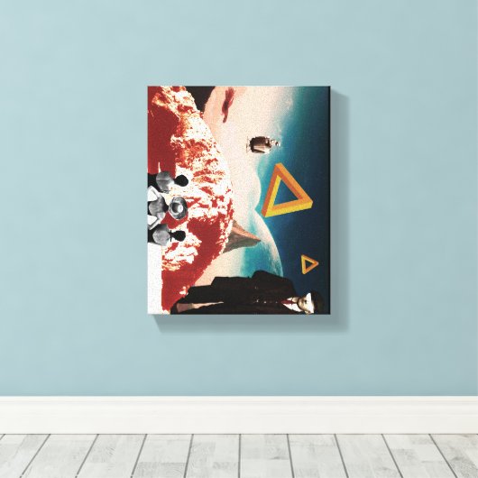 Een alternatieve realiteit 2 canvas afdruk (Insitu (Houten vloer))