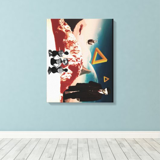 Een alternatieve realiteit 2 canvas afdruk (Insitu (Houten vloer))