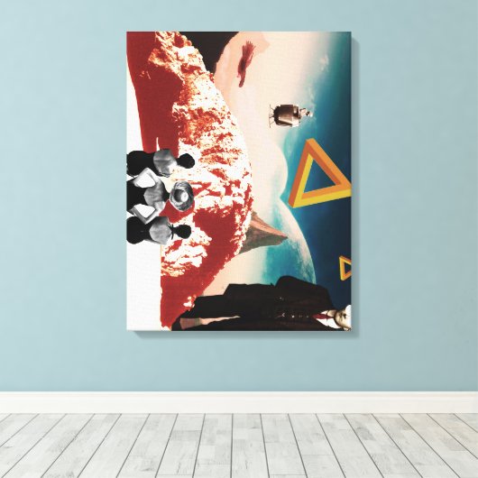 Een alternatieve realiteit 2 canvas afdruk (Insitu (Houten vloer))