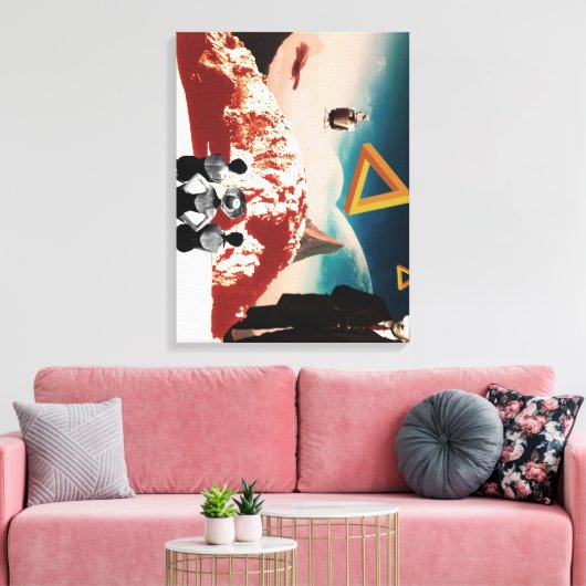 Een alternatieve realiteit 2 canvas afdruk (Insitu (Woonkamer))