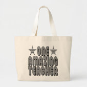 ÉÉN AMAZING LERER. GROTE TOTE BAG (Voorkant)