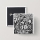 Een ambassade uit Oost-India Vierkante Button 5,1 Cm (Voorkant /achterkant)