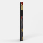 Een American Flag Persoonlijk Script iPhone Case (Achterkant/rechts)