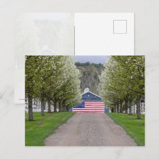 Een Amerikaans Boerderij Briefkaart (Voorkant / Achterkant)