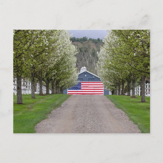 Een Amerikaans Boerderij Briefkaart (Voorkant)