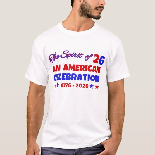 EEN AMERIKAANS FEEST: DE GEEST VAN 26 T-SHIRT (Voorkant)