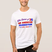 EEN AMERIKAANS FEEST: DE GEEST VAN 26 Tri-Blend SHIRT (Voorkant)