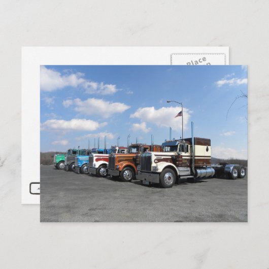 Een Amerikaans Klassiek Briefkaart (Voorkant / Achterkant)