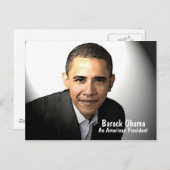 Een Amerikaans President Briefkaart (Voorkant / Achterkant)