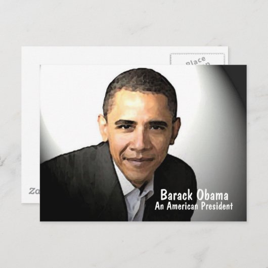 Een Amerikaans President Briefkaart (Voorkant / Achterkant)