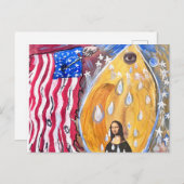 Een Amerikaans verdriet. Uitnodiging Briefkaart (Voorkant / Achterkant)