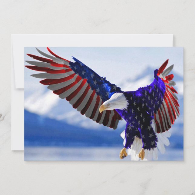 Een Amerikaanse adelaar (Voorkant)